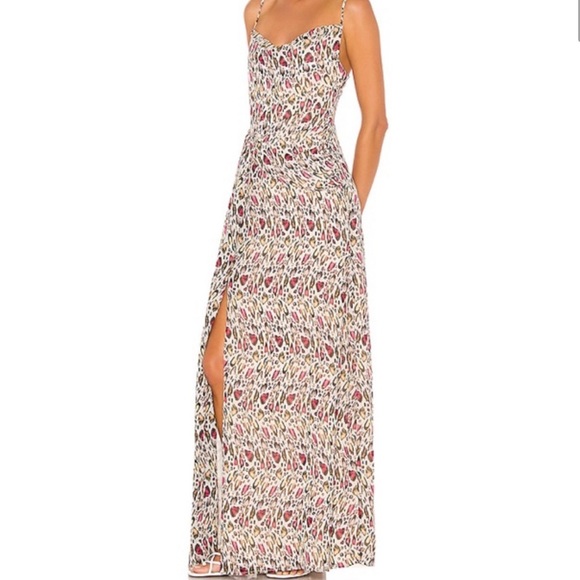 Majorelle from Revolve Leopard animal print dress. Size S. Slit dress. - Picture 3 of 5